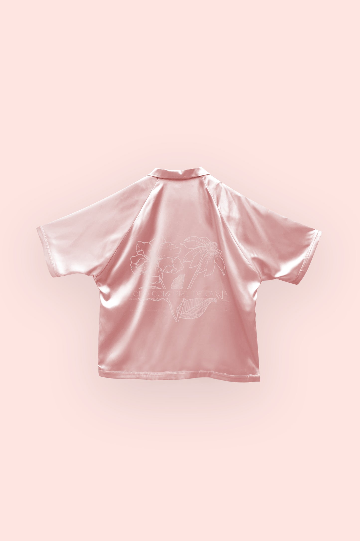 Lobo con piel de Oveja | Rose Pink Satin Shirt