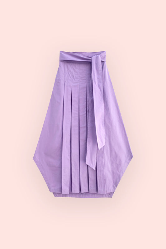LCPDO Komorebi® Series | Lilac pleated skirt
